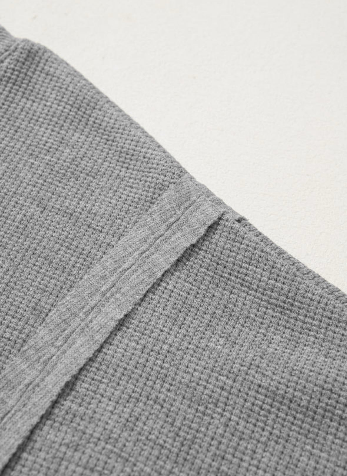 Moon Mist - grey waffle knit sweater
