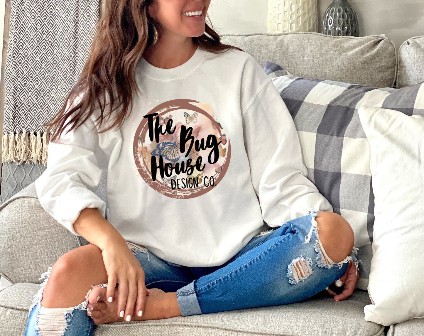 Bug House Butterfly Logo