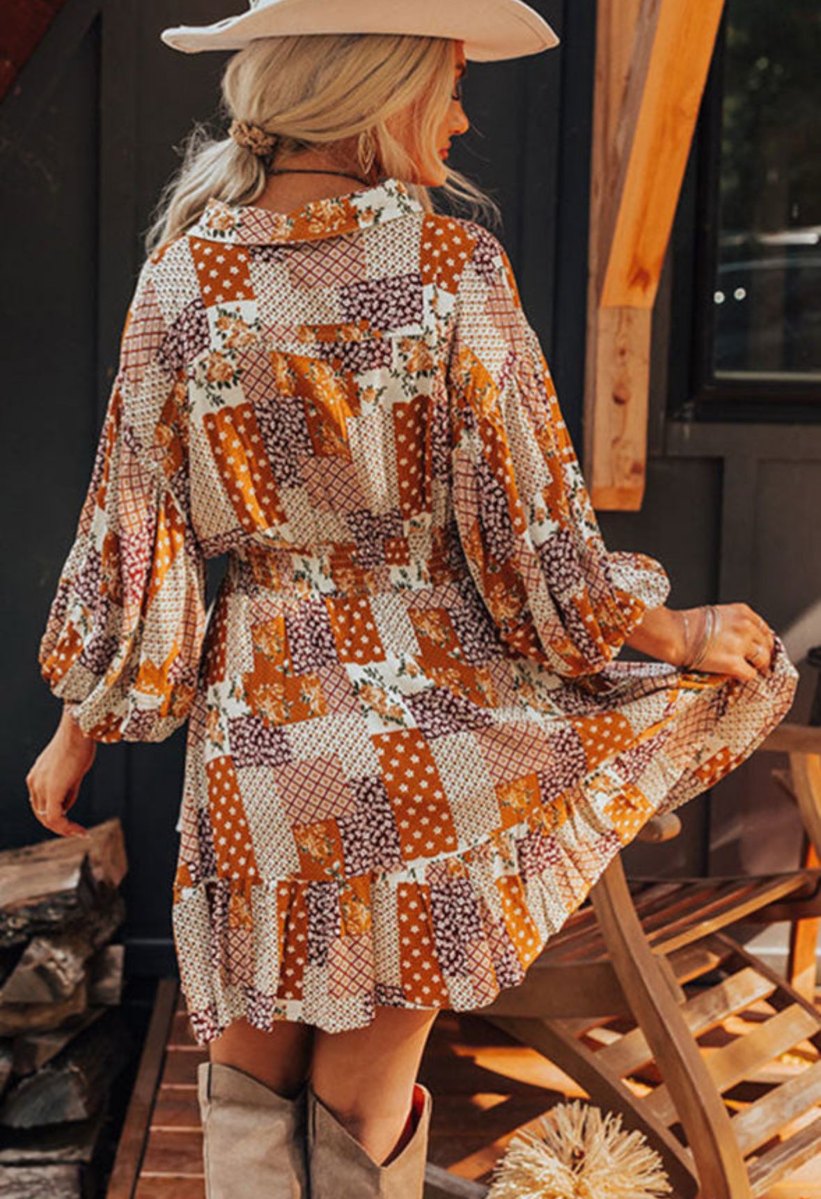 For The Wind - floral boho dress