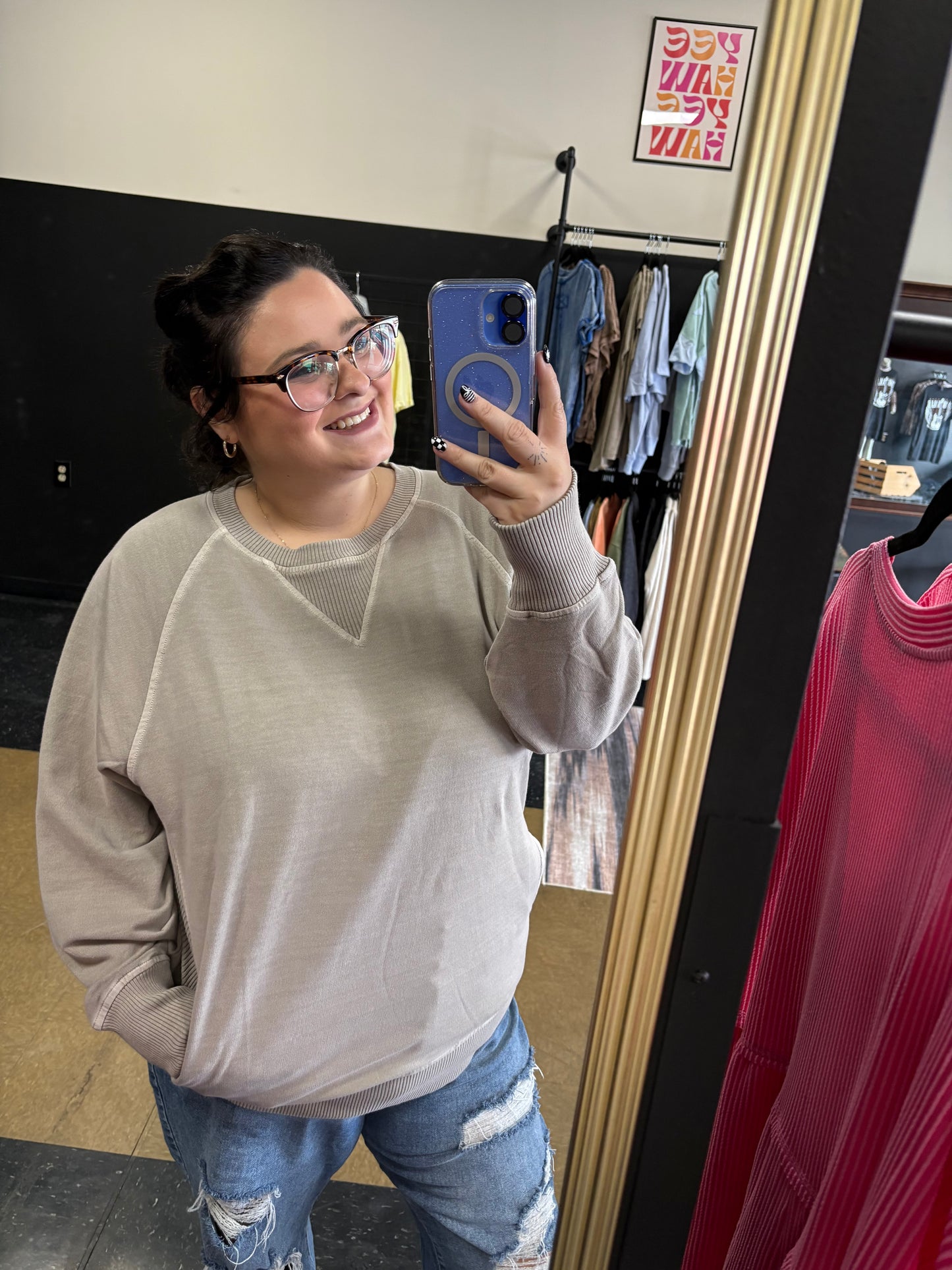 Pocket Pullover - ash mocha