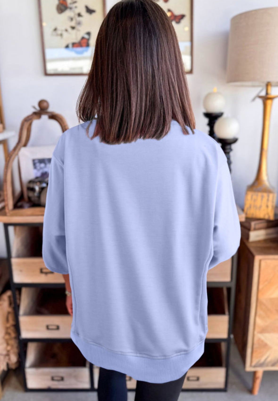 Floral Patch Tunic Top