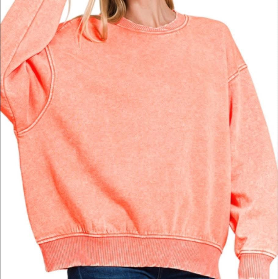 Feeling Zesty - orange pullover