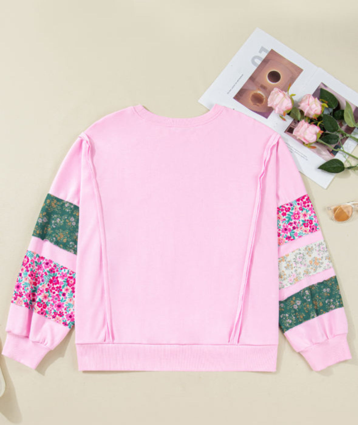 Pink Patches Pullover