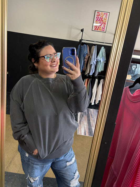 Pocket Pullover - black