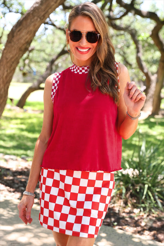 Checkmate Ribbed Top *5 colors* - pre order