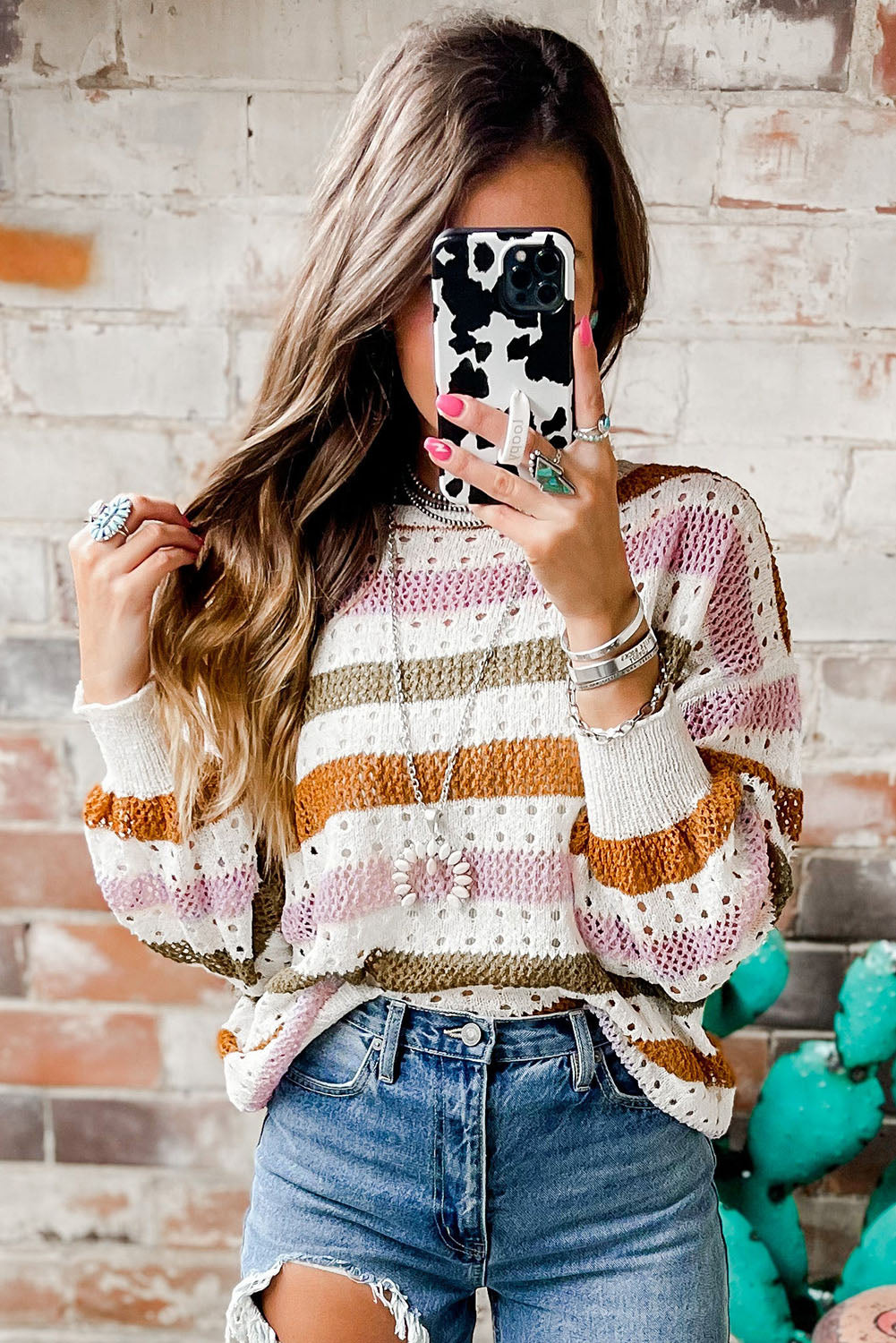 Stripe Knit Sweater