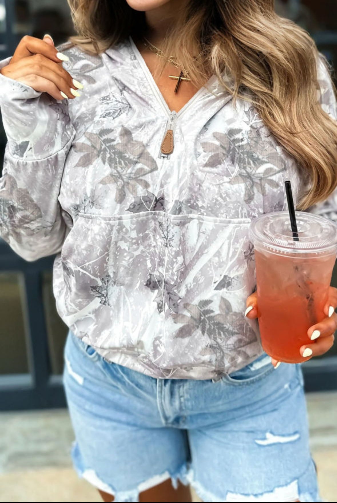 Into The Woods - Camo Quarter Zip