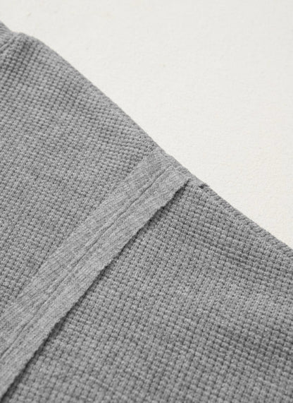 Moon Mist - grey waffle knit sweater