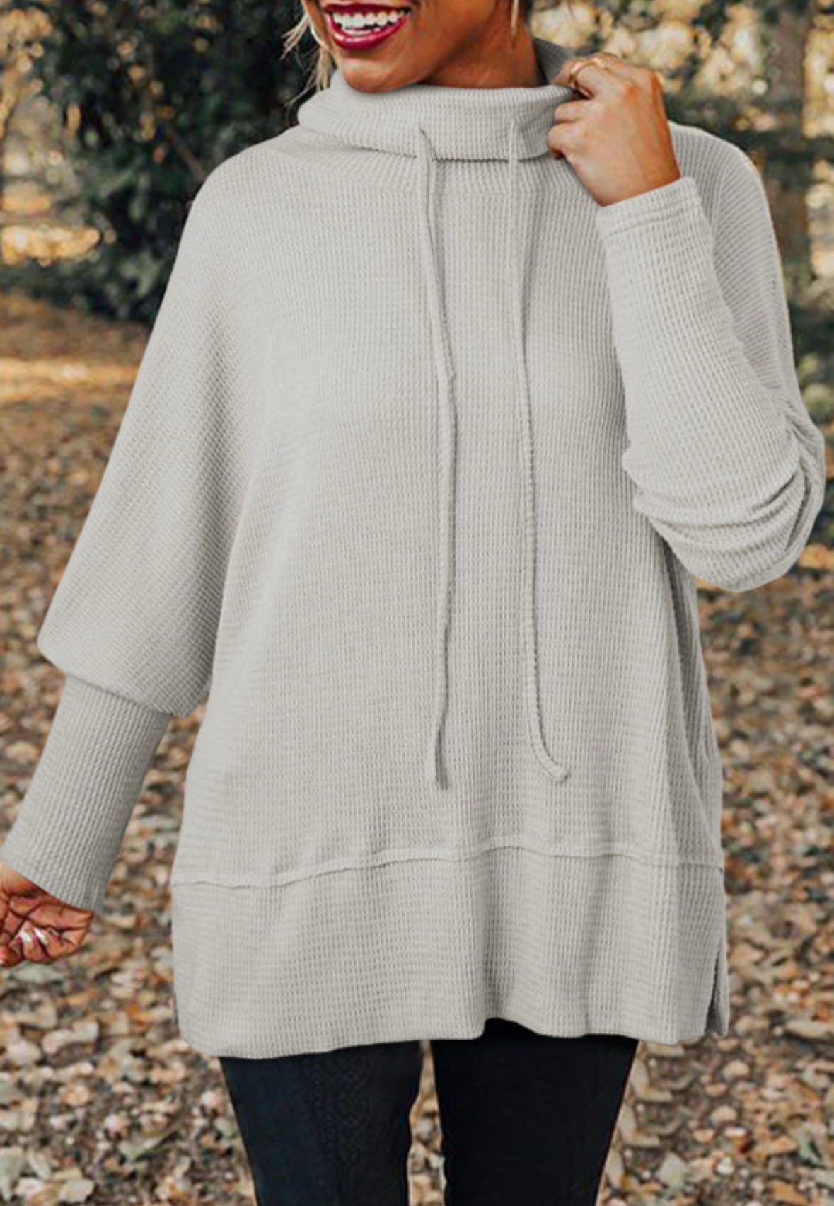 Curled and Cowled Sweater