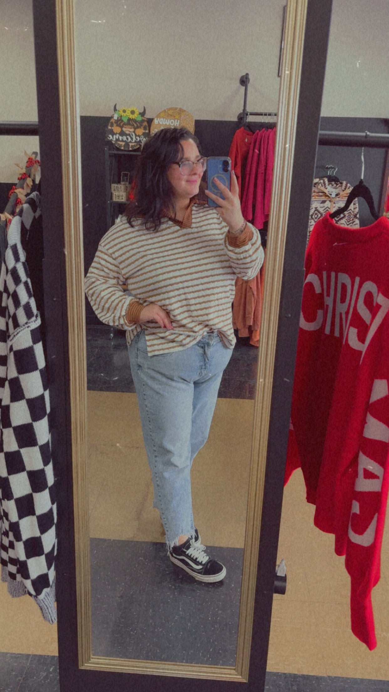 Cute and Cozy - Brown Stripe Set