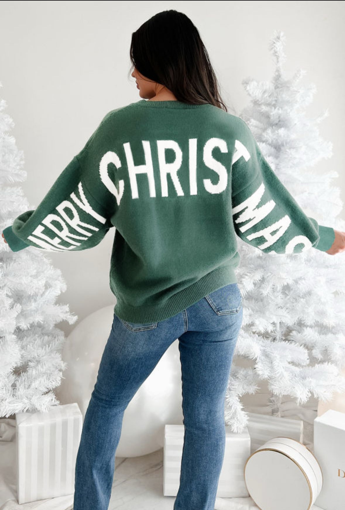 Ho Ho Ho Sweater (green)