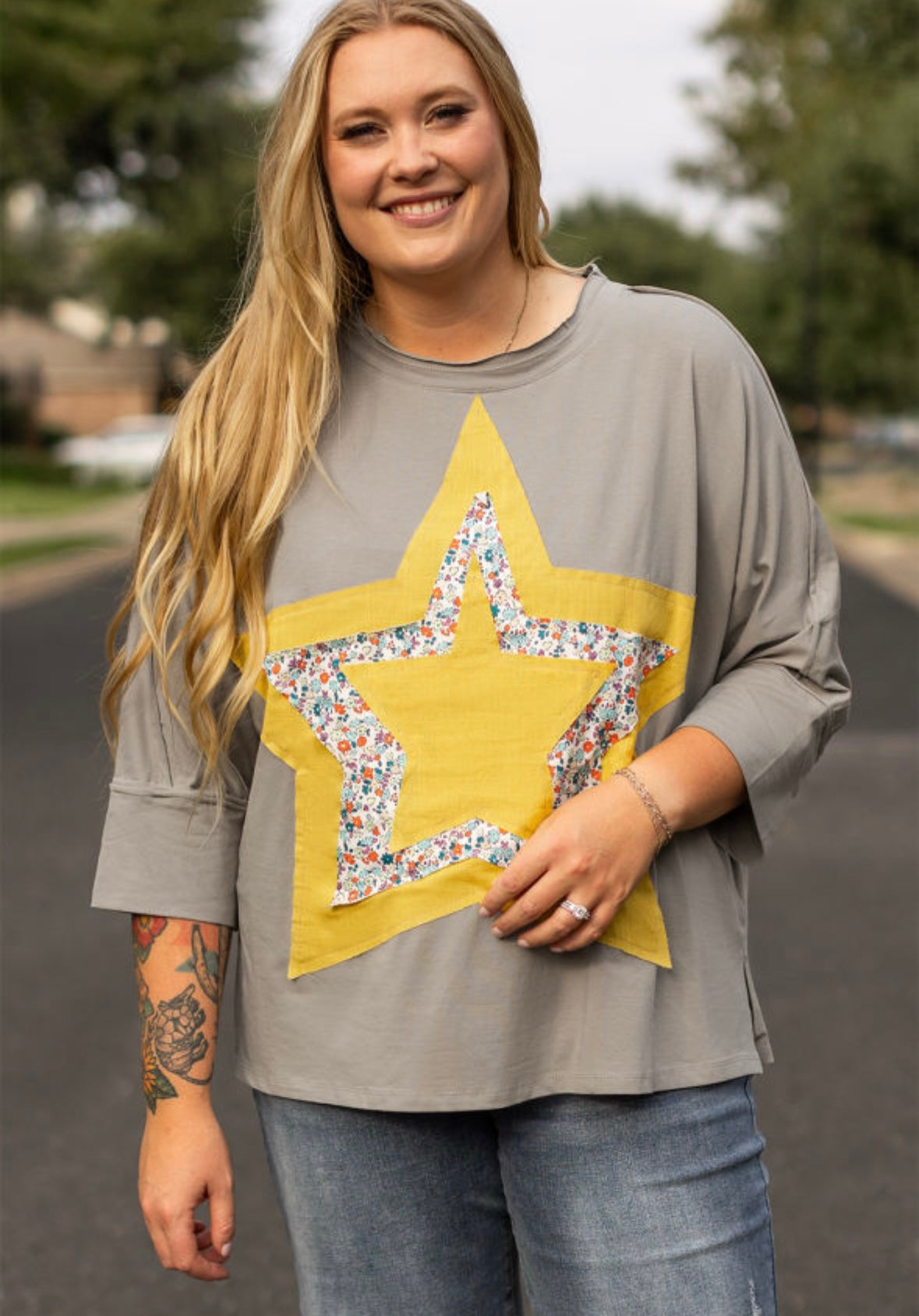 Patchwork Star Top