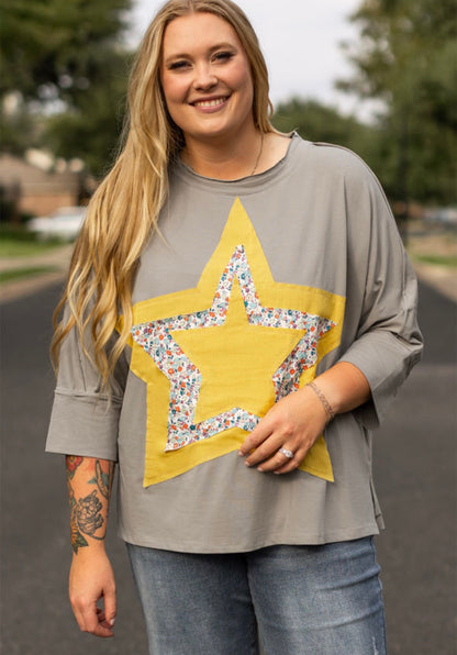Patchwork Star Top