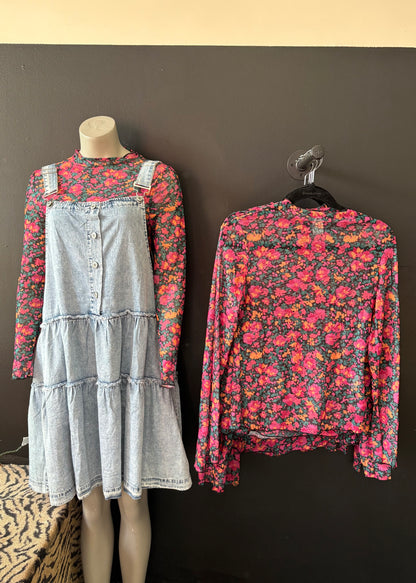 Darling in Denim Overall Dress