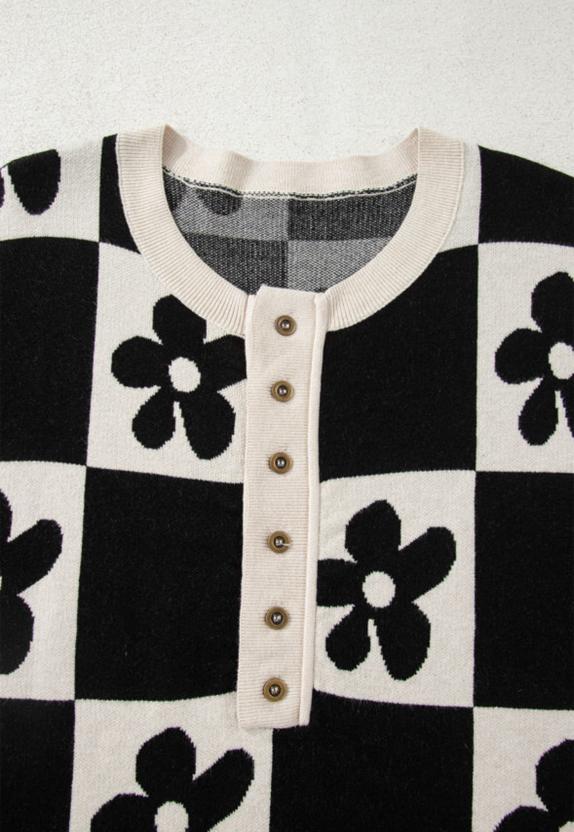 Check The Flowers Sweater