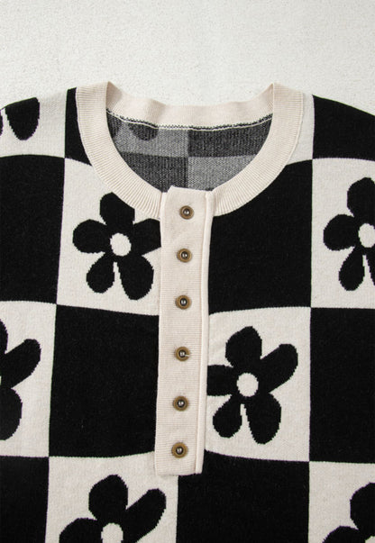 Check The Flowers Sweater