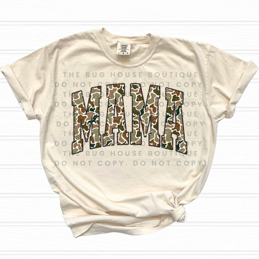 Distressed Camo MAMA