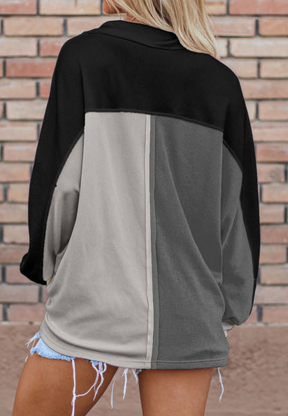 Split Up The Fun - black/grey top