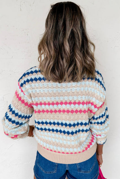Colorful stripe sweater - Pre Order
