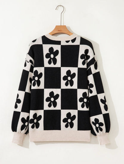 Check The Flowers Sweater