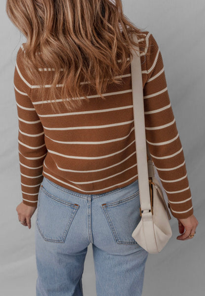 Tie front v neck sweater - Pre Order