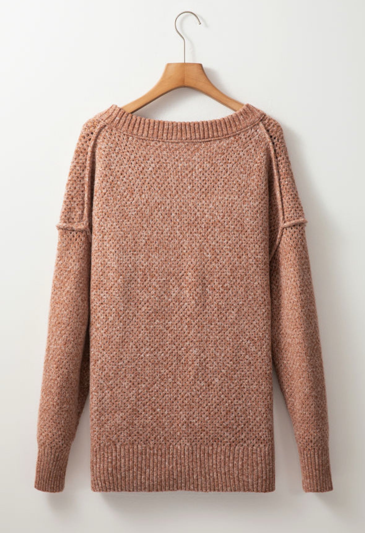 Cozy Season Brown Pullover Sweater