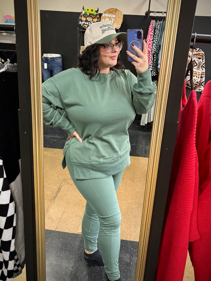 Perfect Pair Pullover and Legging Set (Green)