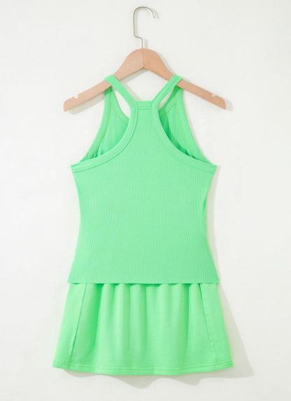 Tropic Like It’s Hot - Green Skort Set