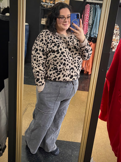 Grey Mineral Wash Bottoms