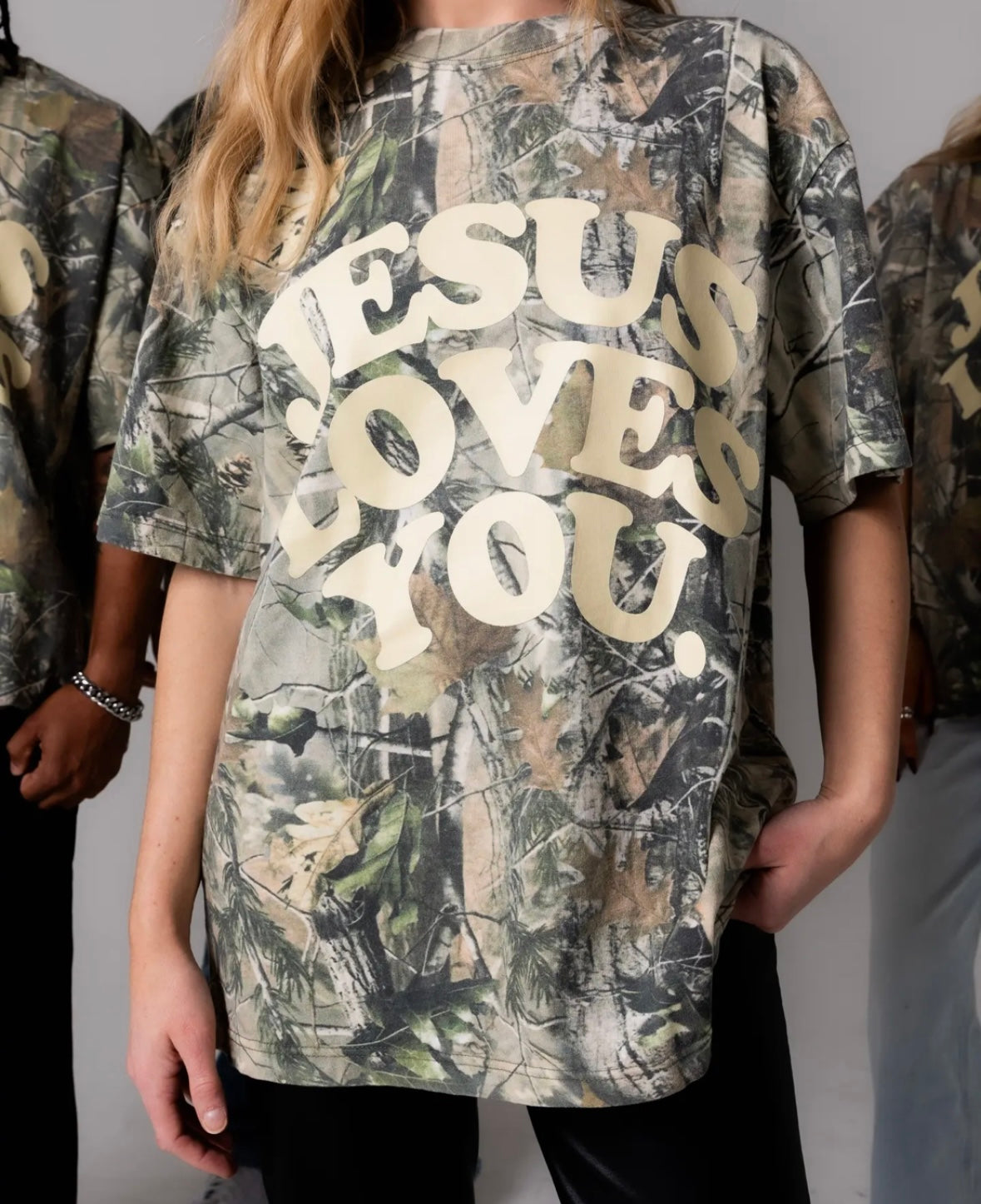 Jesus Loves You - Camo Tee