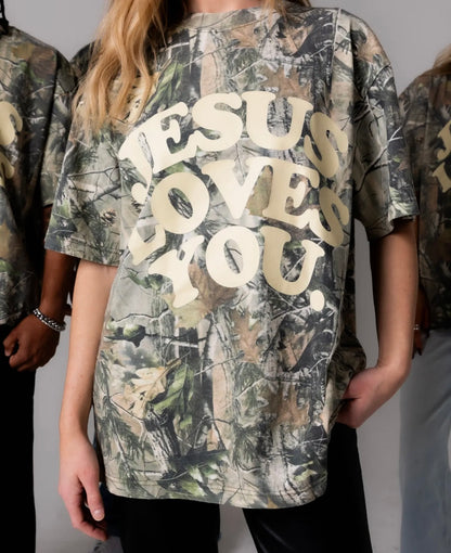 Jesus Loves You - Camo Tee