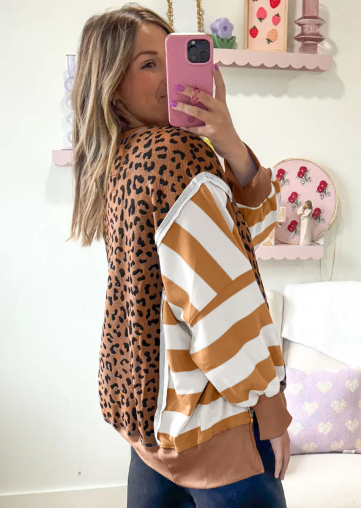Wild Stripes - Cheetah and Striped Pullover