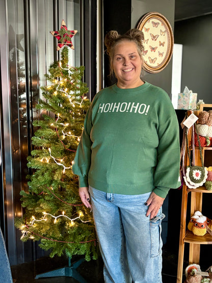 Ho Ho Ho Sweater (green)