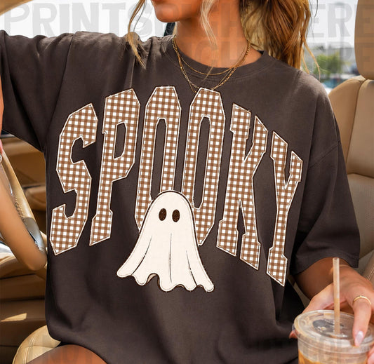 Plaid Spooky Ghost