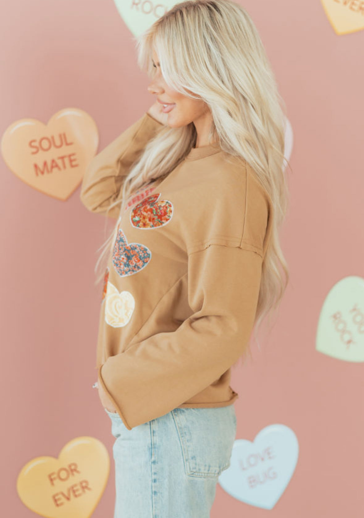 Patched Heart - heart patchwork top