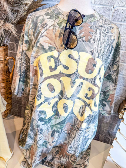 Jesus Loves You - Camo Tee