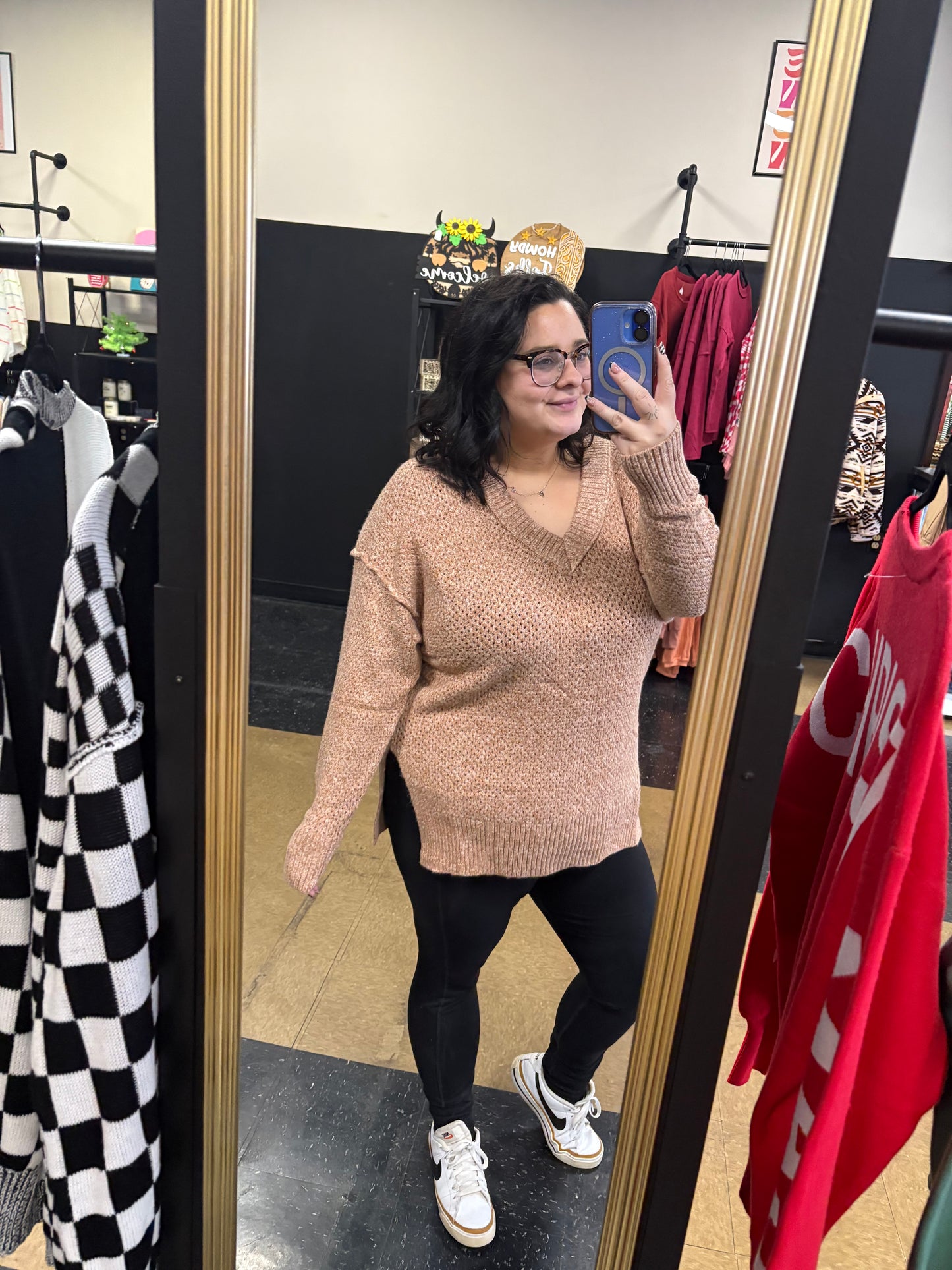 Cozy Season Brown Pullover Sweater