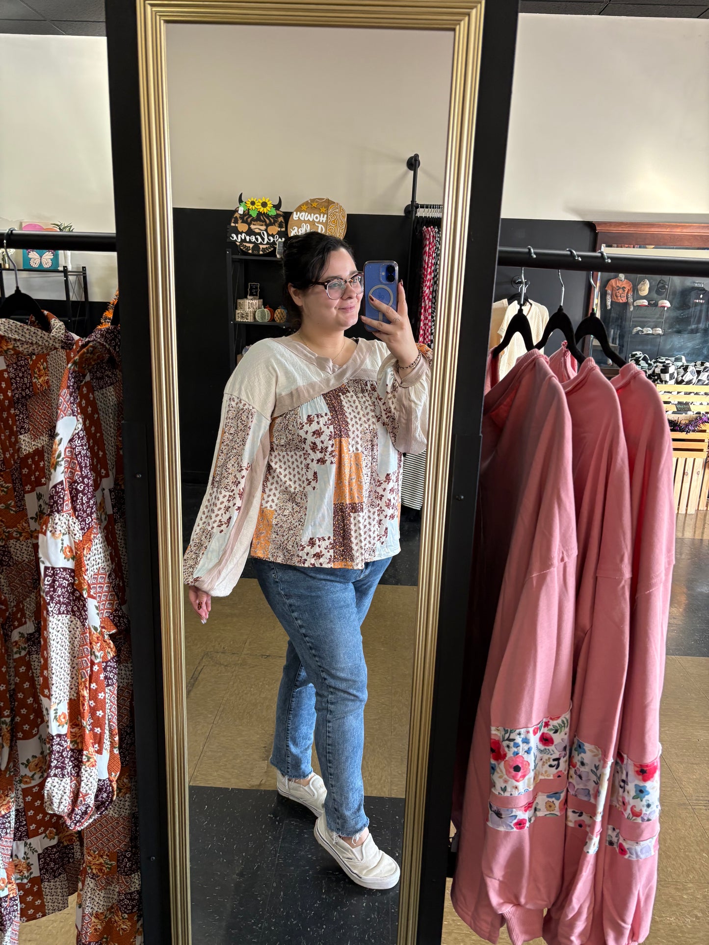 Fields of Floral - Patchwork Long Sleeve