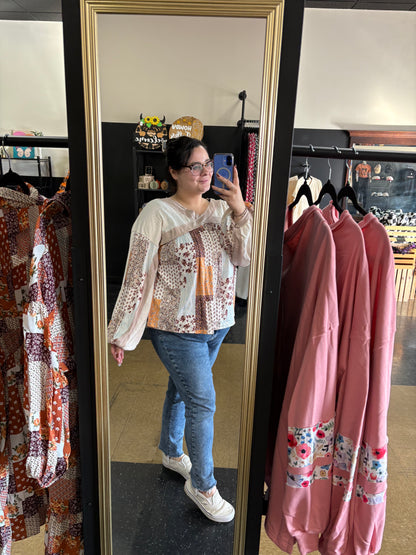 Fields of Floral - Patchwork Long Sleeve