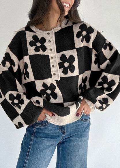 Check The Flowers Sweater