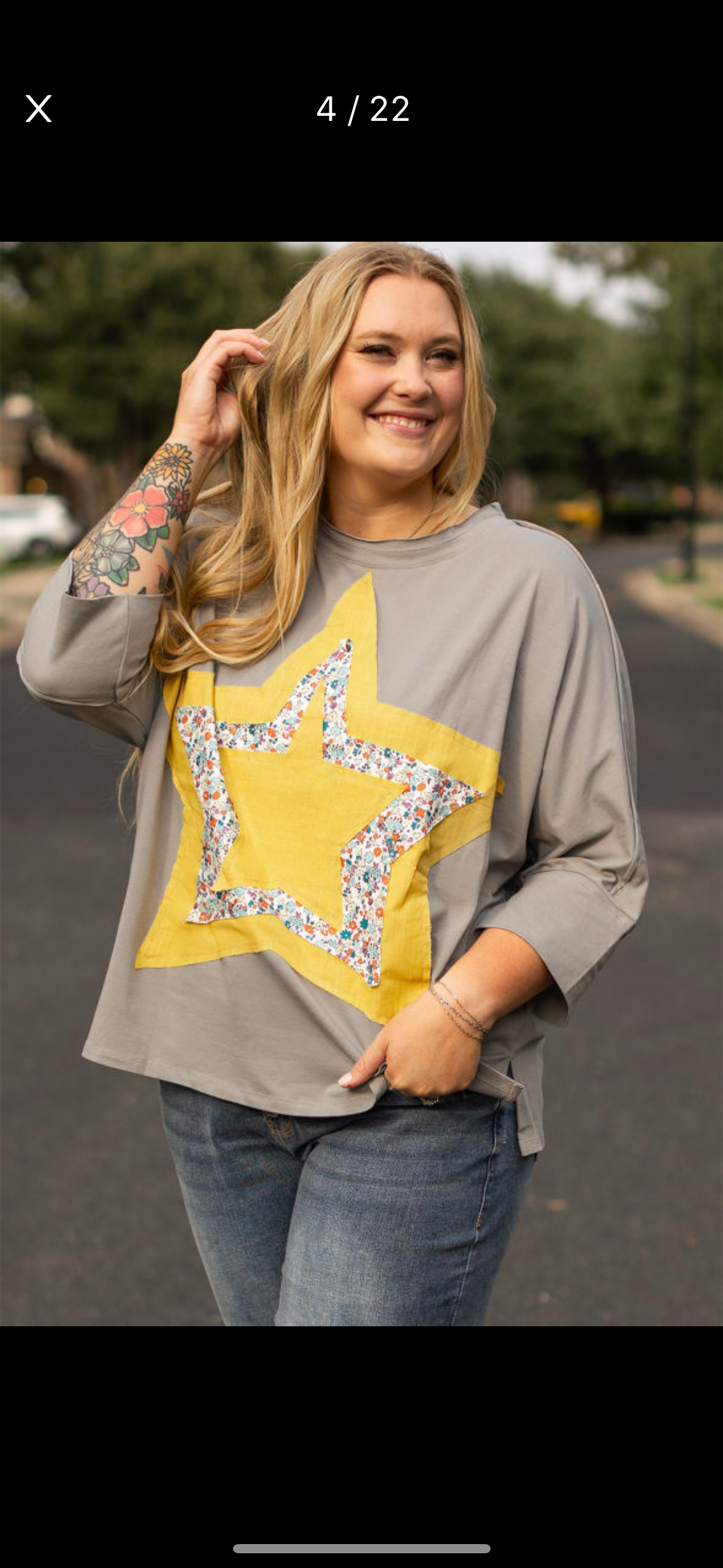 Patchwork Star Top
