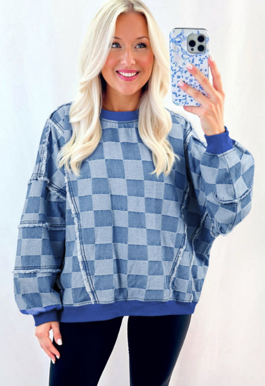 Pretty reckless - denim pullover
