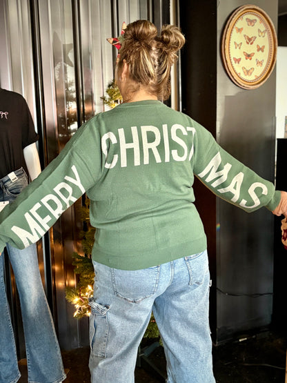 Ho Ho Ho Sweater (green)