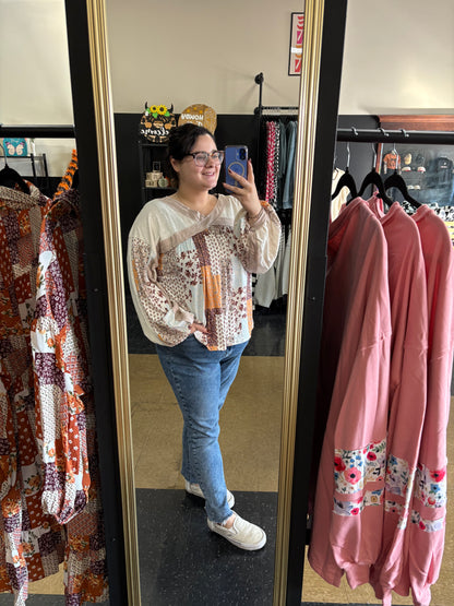 Fields of Floral - Patchwork Long Sleeve