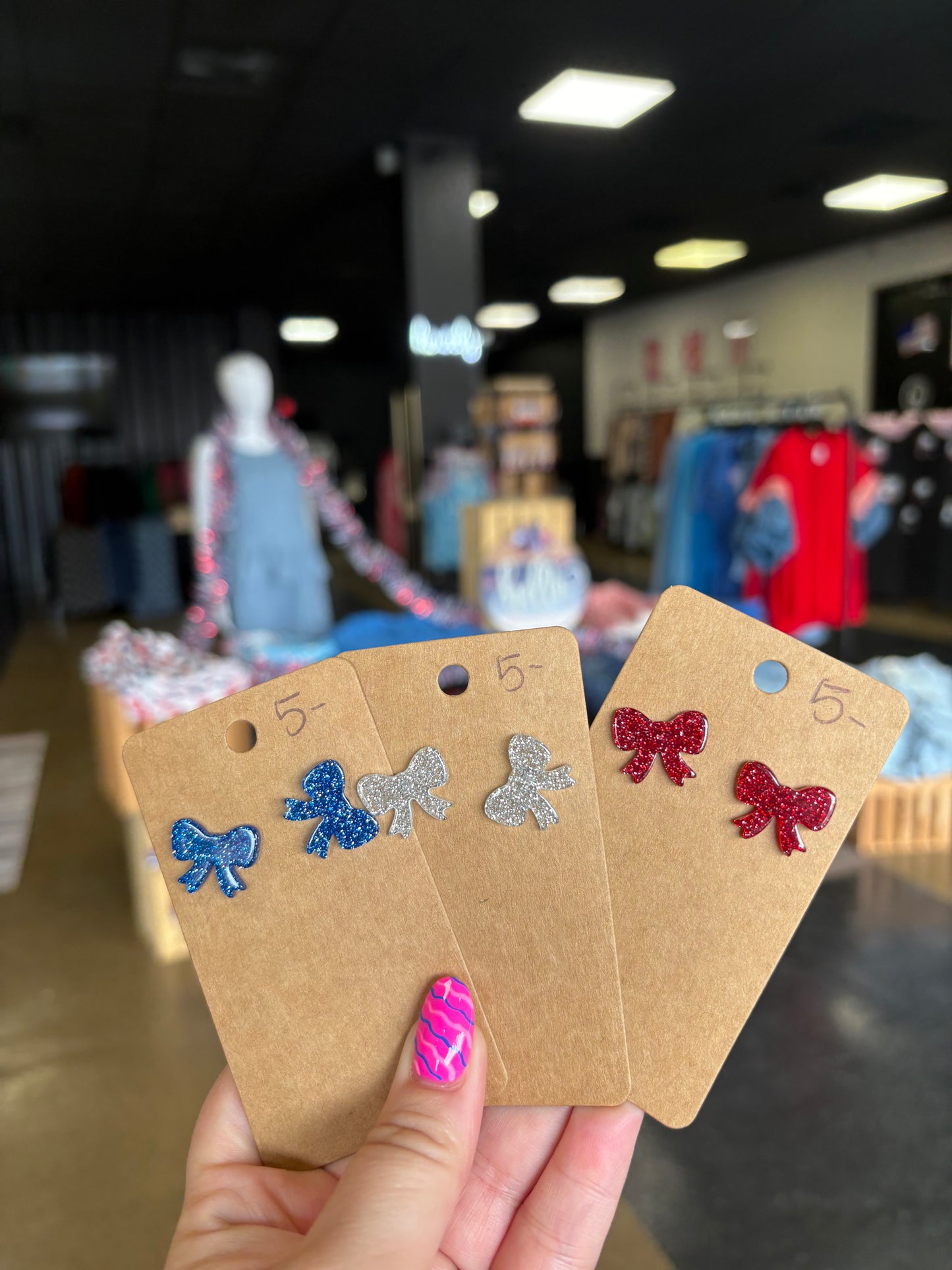 Fourth Of July Stud Earrings
