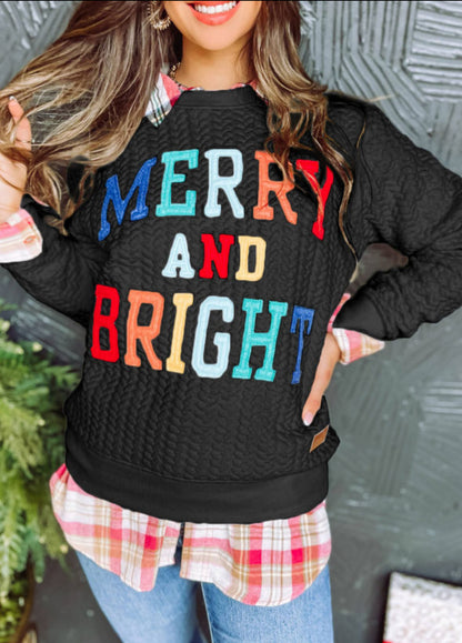 Merry and Bright Colorful Pullover