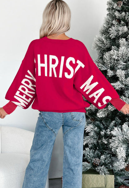 Ho Ho Ho Sweater (red)