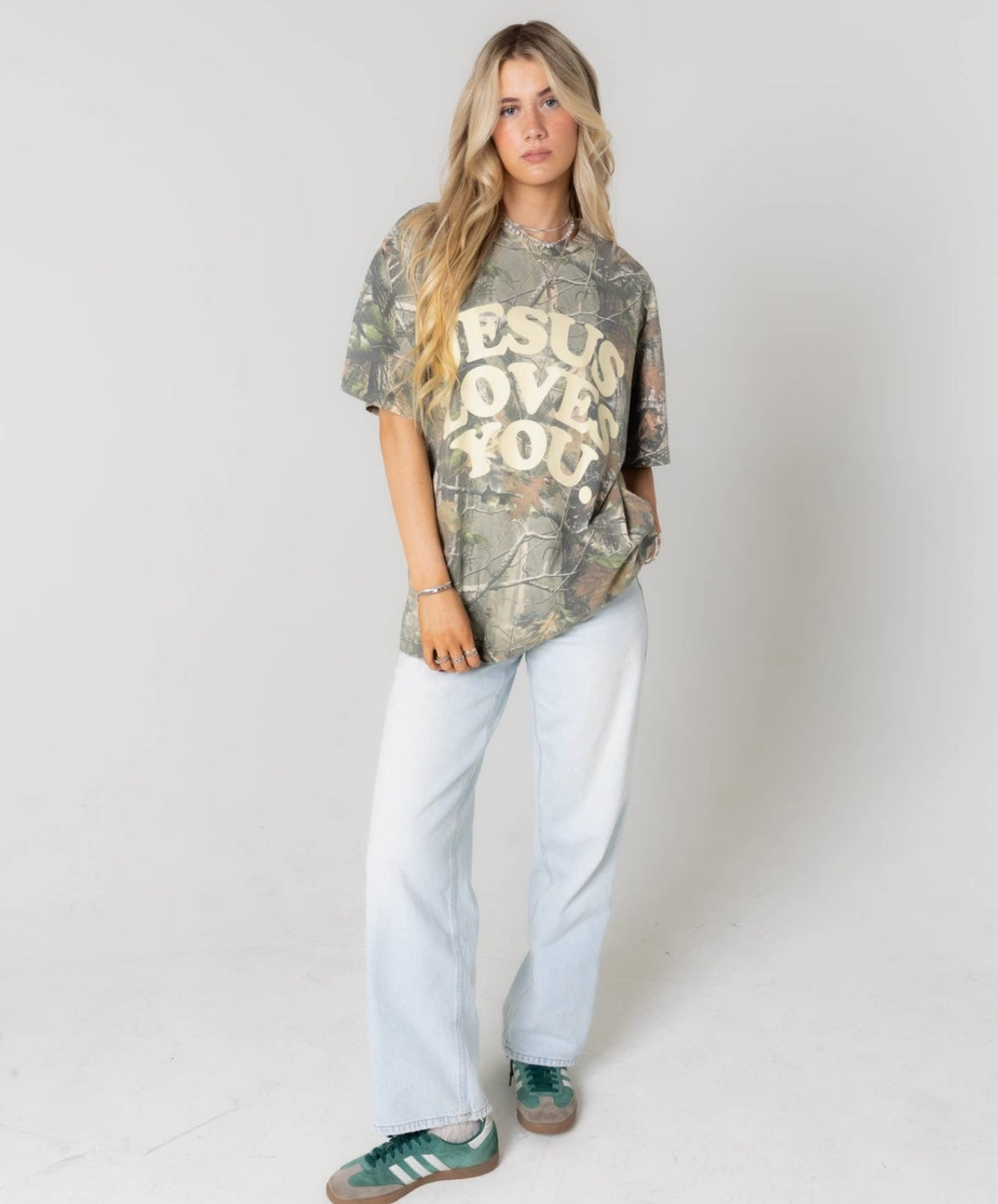 Jesus Loves You - Camo Tee