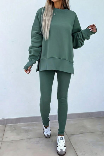Perfect Pair Pullover and Legging Set (Green)