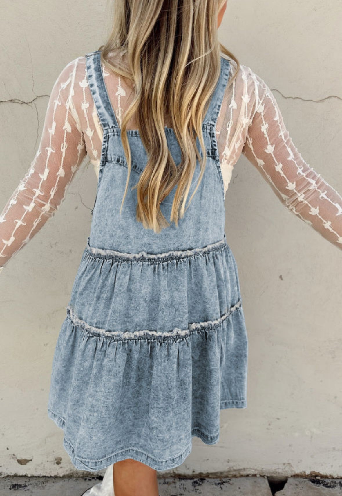 Darling in Denim Overall Dress